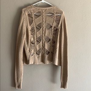 RACHEL Rachel Roy Open Stitch Cardigan